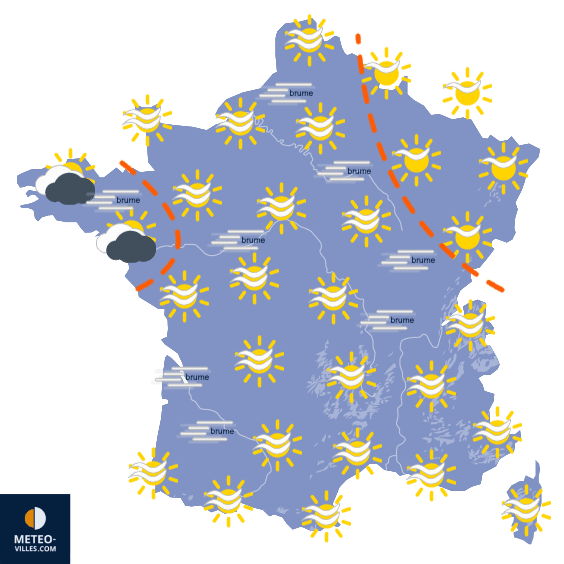10 jours de temps sec et calme ?