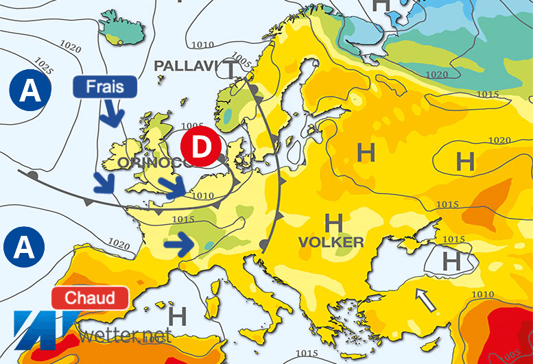 Carte de prévisions d'europe du Mercredi 29 mai 2024