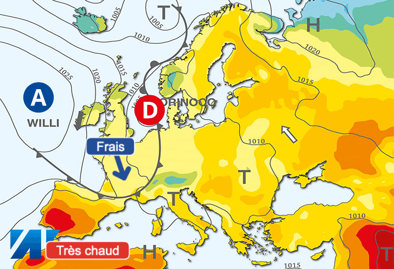 Carte de prévisions d'europe du Jeudi 30 mai 2024