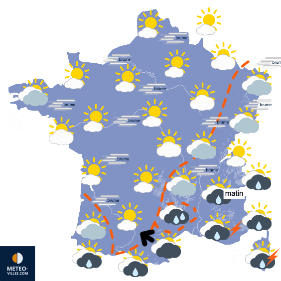 Nouvel épisode de fortes pluies, notamment dans le Sud-est