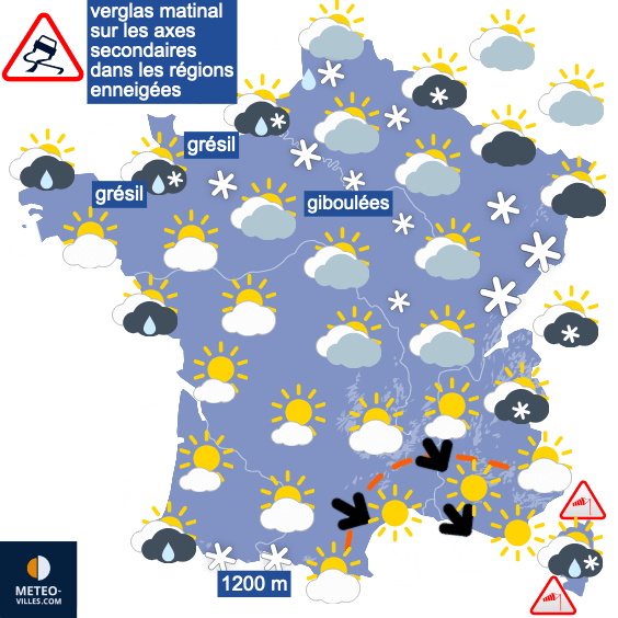 Remontée spectaculaire des températures