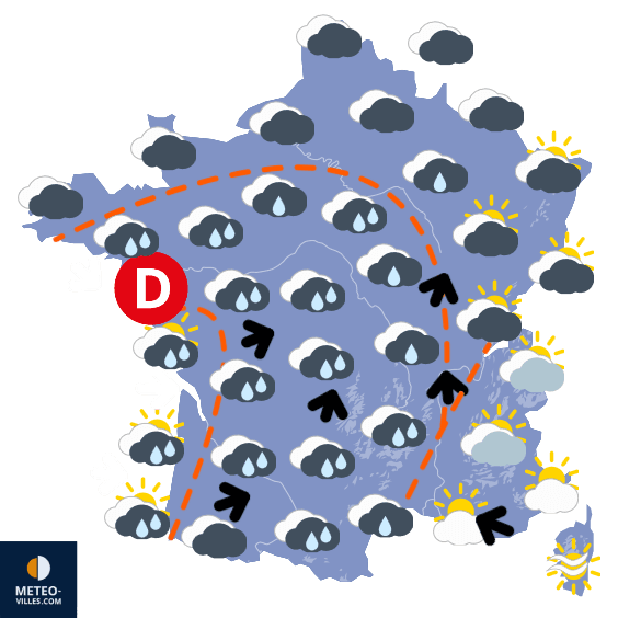 Plusieurs tempêtes en vue avec des inondations