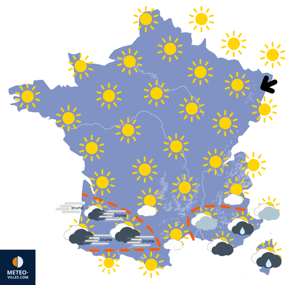 Semaine très sèche avec de fortes amplitudes thermiques