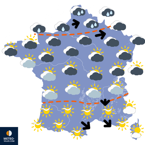 Pic de chaleur très éphémère entre vendredi et samedi