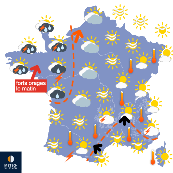 Nouveau pic de fortes chaleur pour vendredi