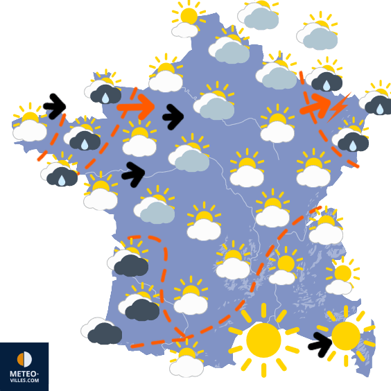 Un week-end prochain très orageux ?