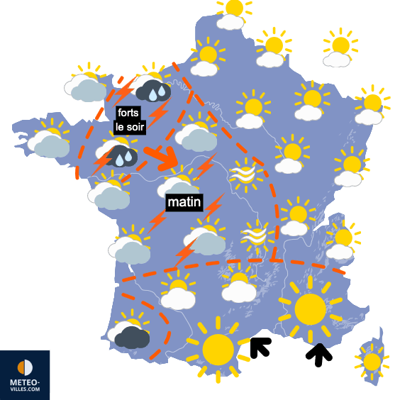 Fraîcheur après les orages