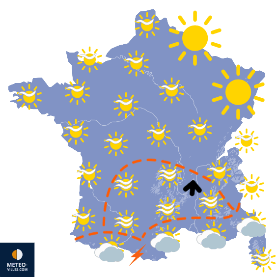 Chaleur, puis orages, puis automnal !!
