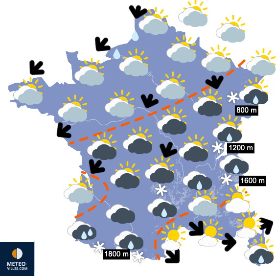 L'hiver arrive, notamment en 2eme partie de semaine
