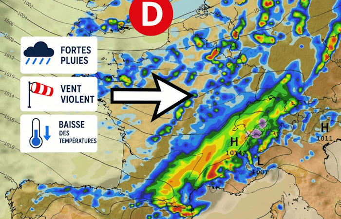 L'automne revient : fortes pluies, orages, grêlen, vent et fraîcheur marquée ce jeudi