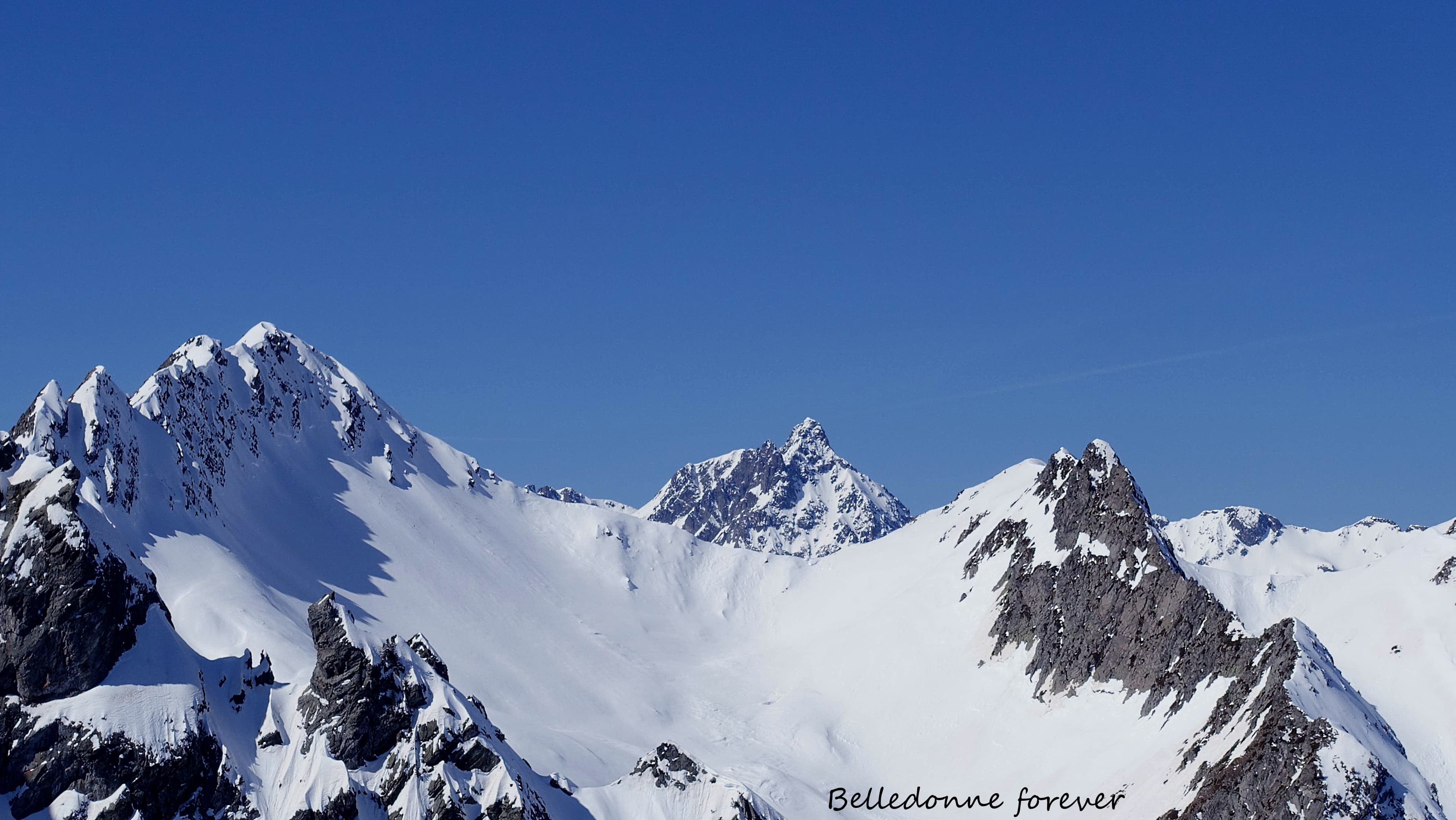 Grand pic de Belledonne depuis le Rocher Motas A.P.
