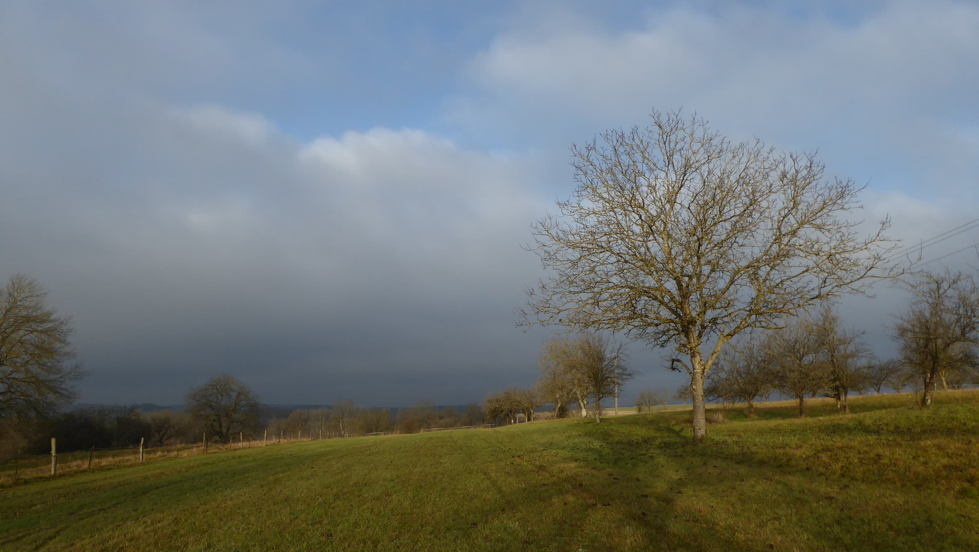 Retour des nuages bas