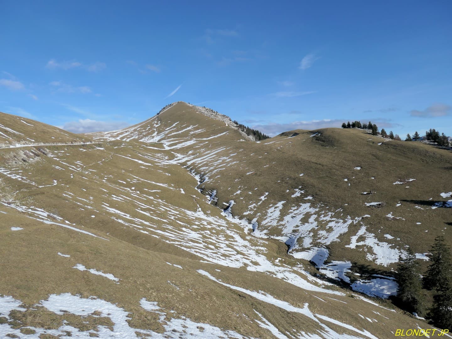 Pas de neige au Charmant Som !