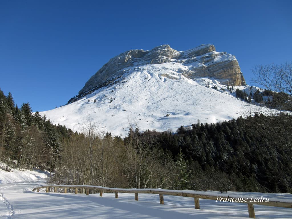 Dent de Crolles enneigée