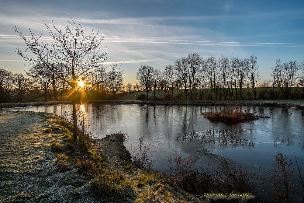 Etang glacé / Être englacé
