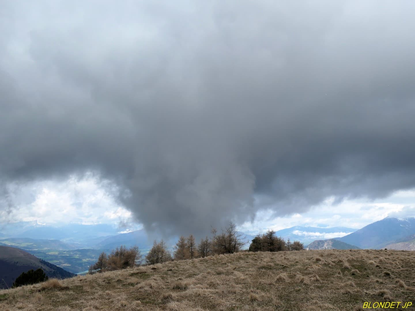Formation nuageuse sur Côte Rouge