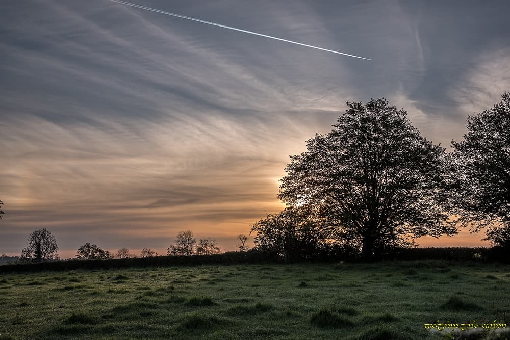 Le parhélie, à gauche