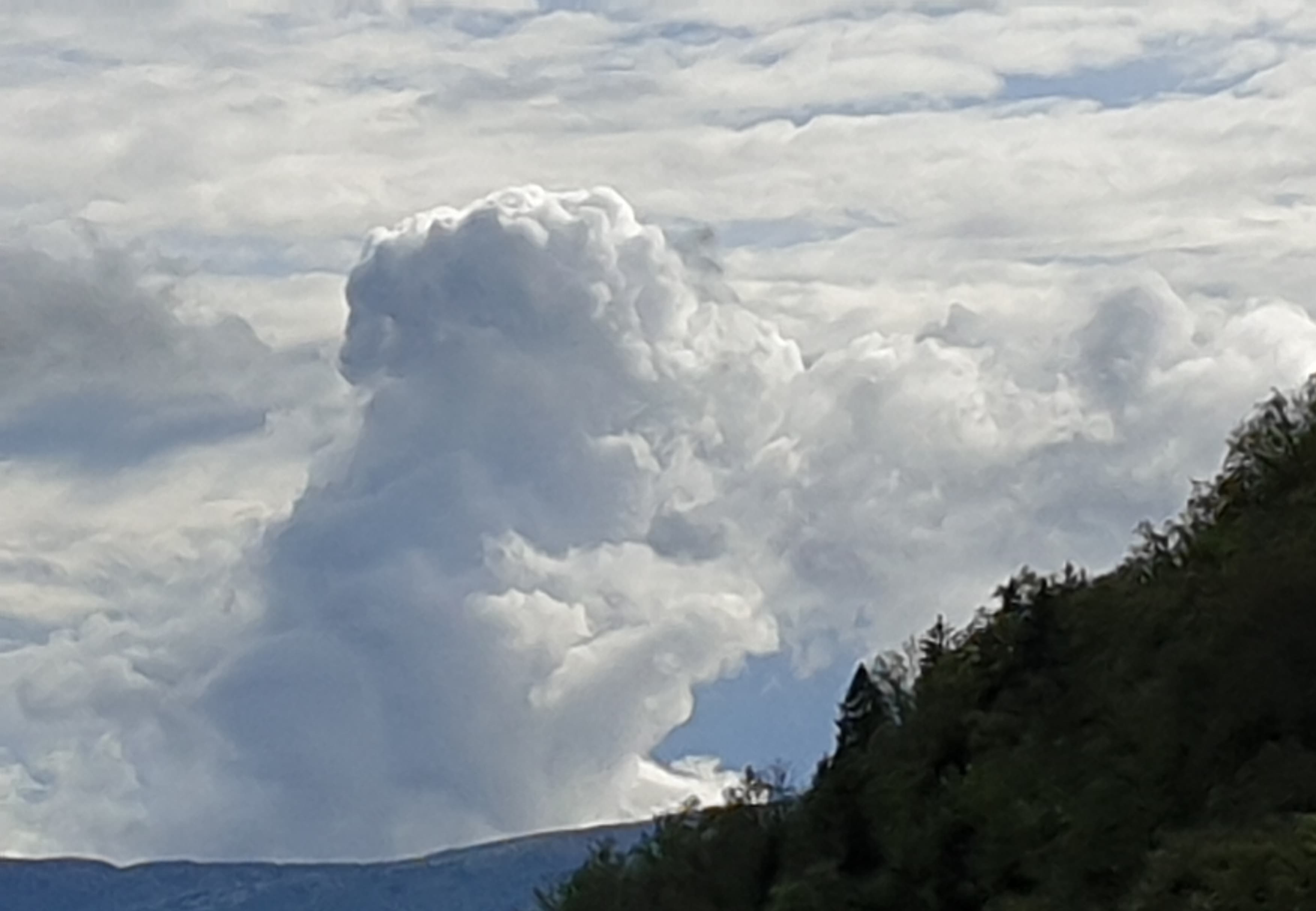 Figures fantastiques, inspirantes, dans le ciel