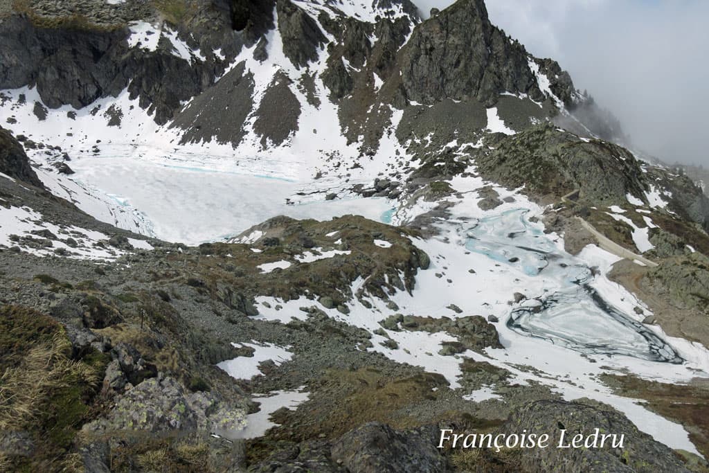 Lac du Crozet en débâcle