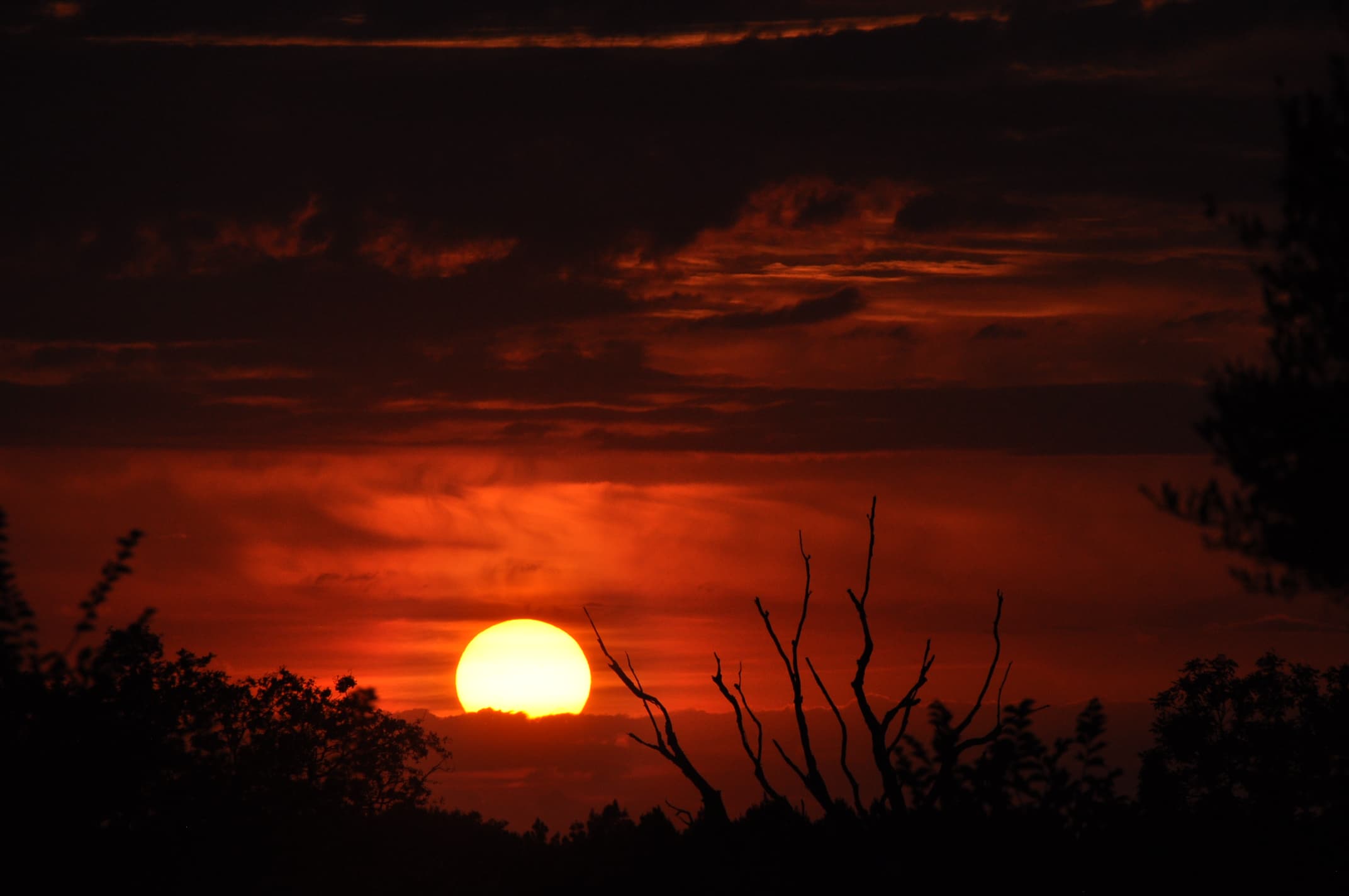 Couleurs du soir au coucher du soleil !!!