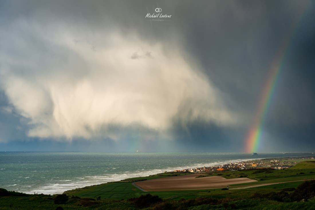 Ciel de traine sur la Côte d'Opale - Photo par Mickaël Lootens