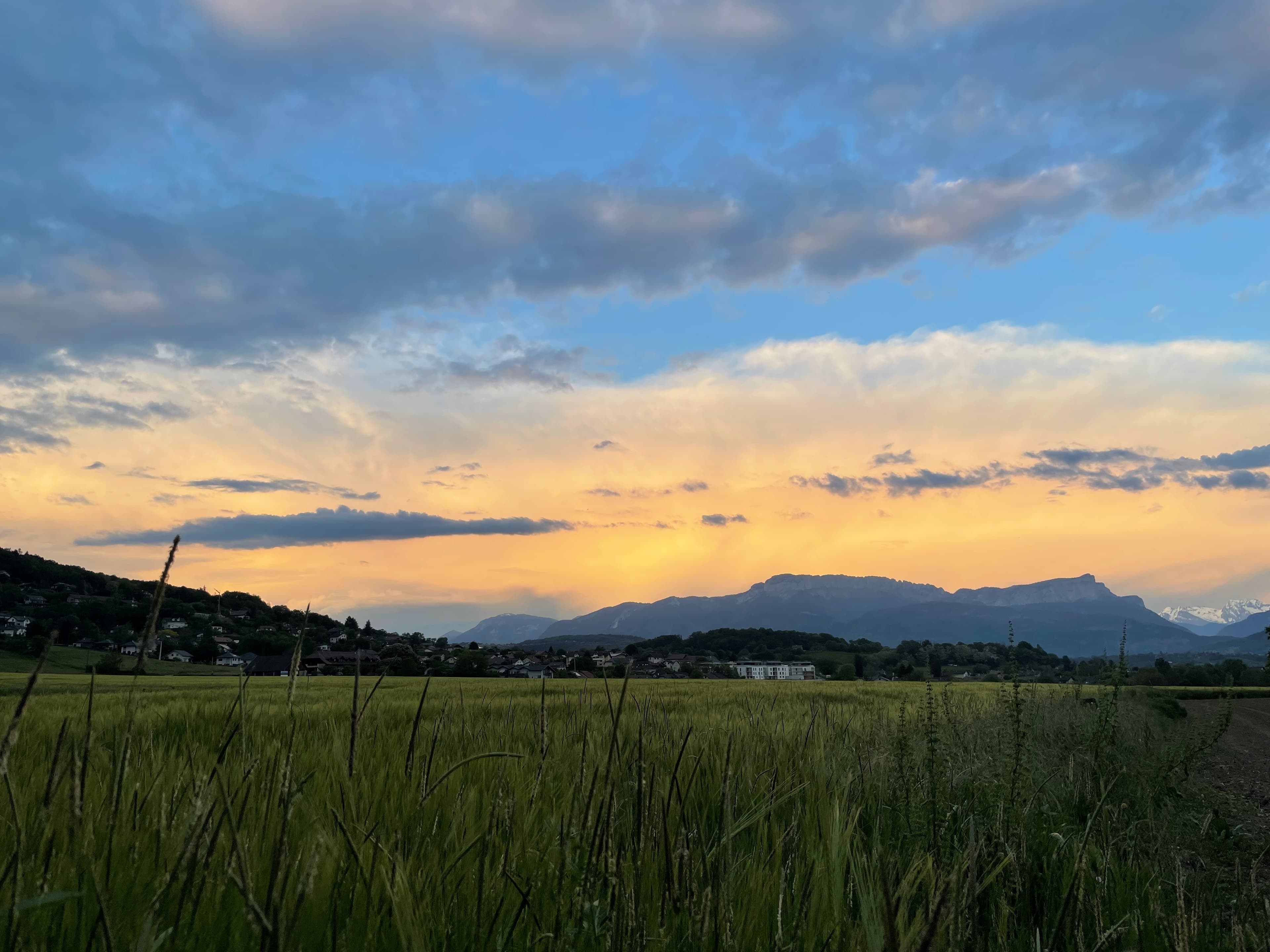 Couché de soleil - Plein Est