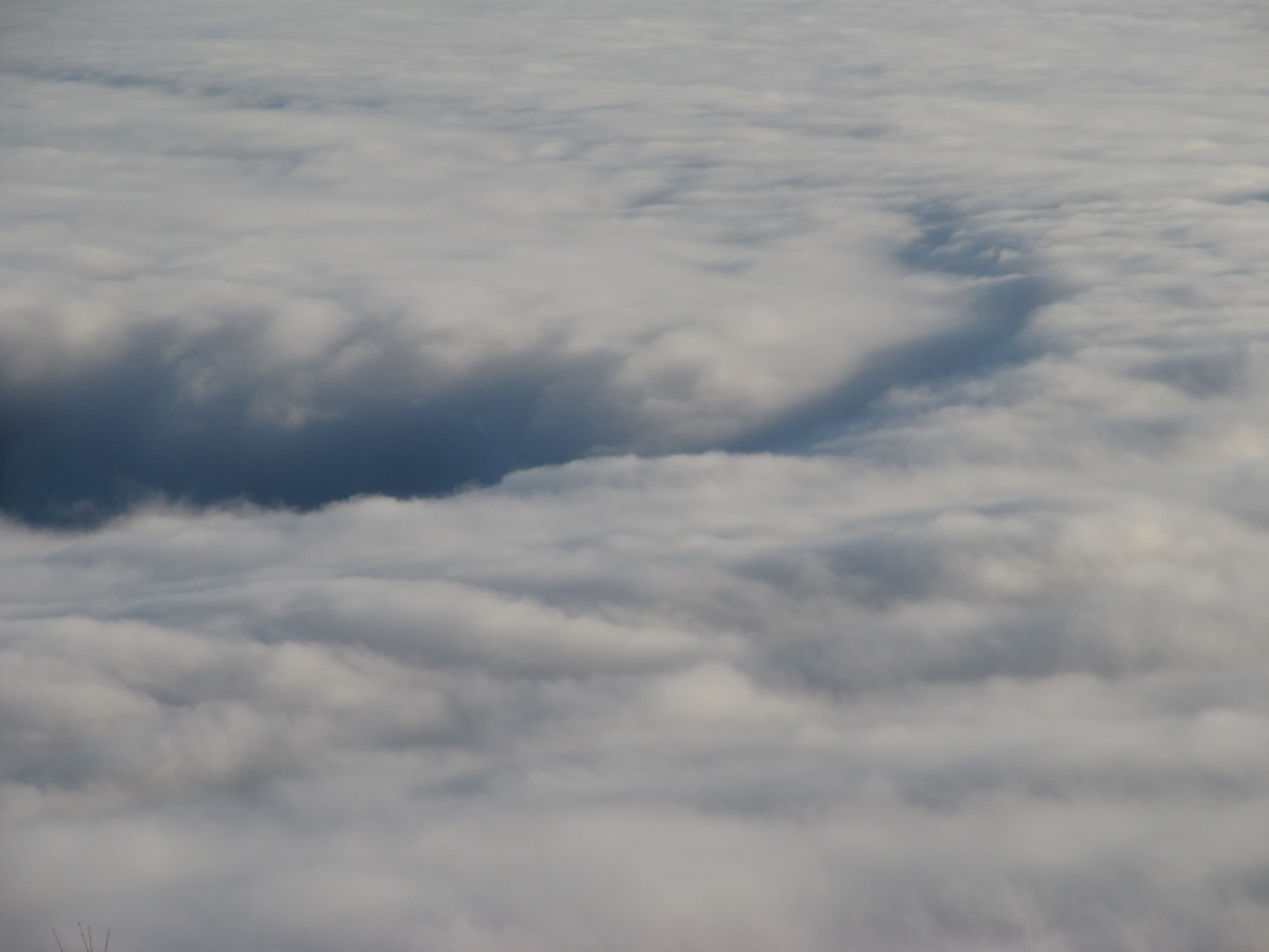 Canyon dans les nuages