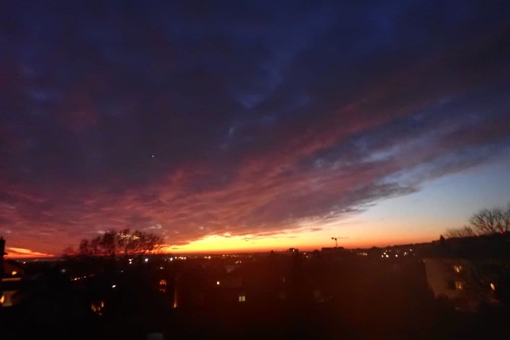 coucher du soleil grandiose