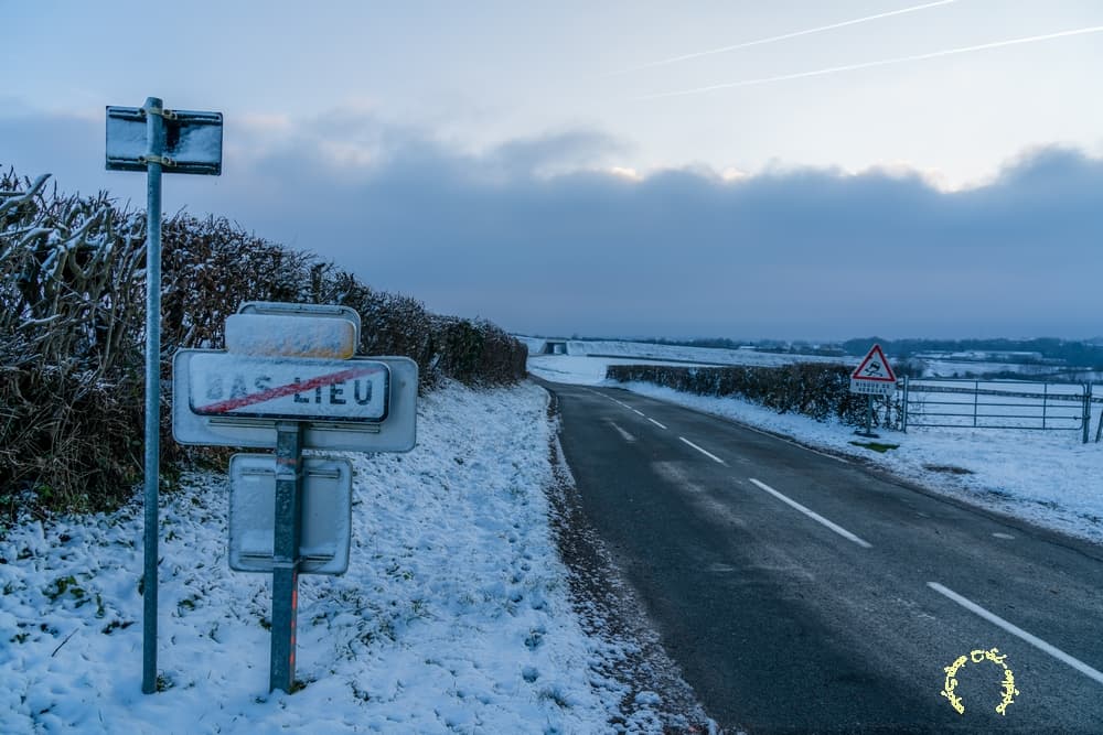 Route bien dégagée