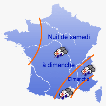 Image d'illustration pour Violents orages samedi 2 juin 