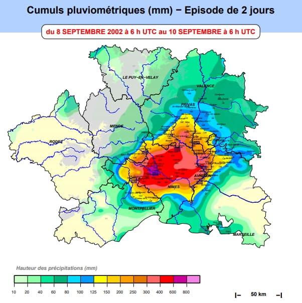 Image d'illustration pour Retour sur les épisodes cévenols majeurs depuis le siècle dernier