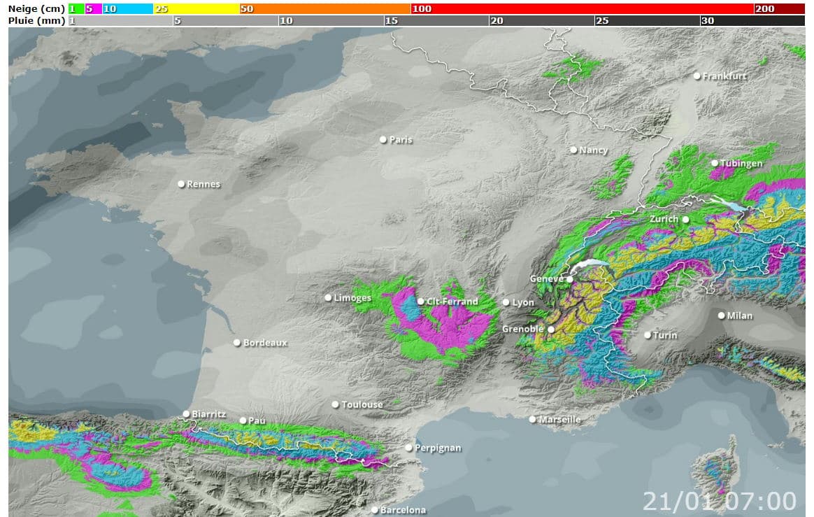 Image d'illustration pour Enneigement en montagne : les massifs attendent les flocons