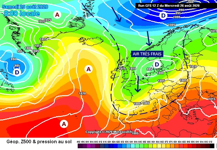 Image d'illustration pour Instabilité et fraîcheur automnale en France pour la fin août