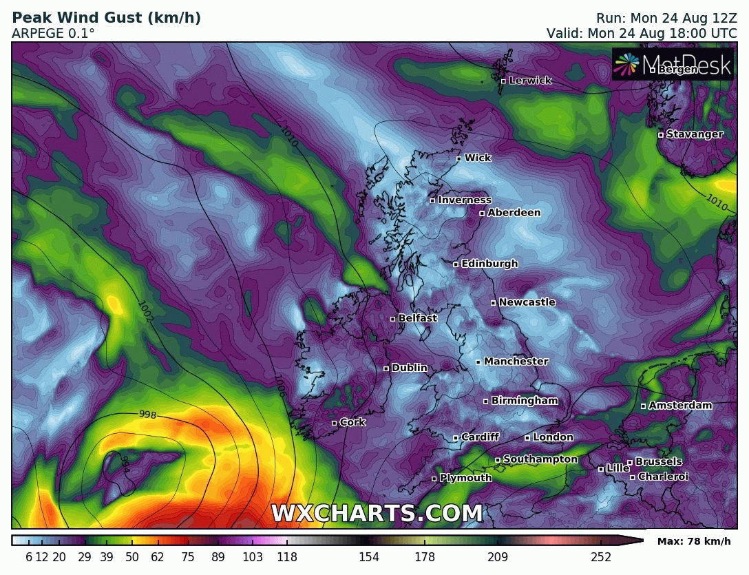 Image d'illustration pour L'actualité météo dans le monde en cette fin août 2020