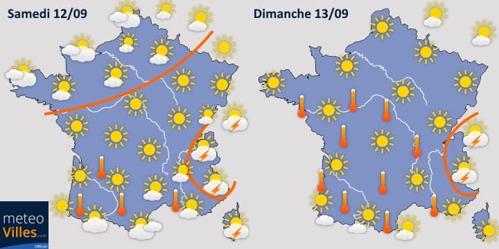 Image d'illustration pour Épisode de fortes chaleurs sur la France à partir du week-end