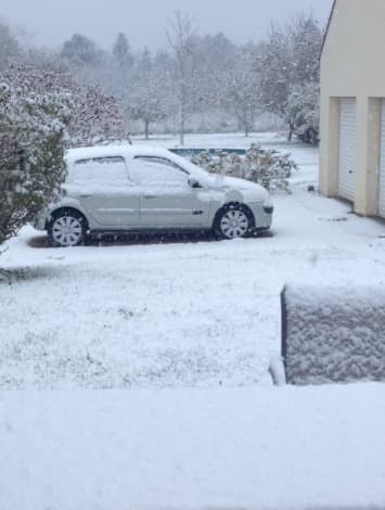 Image d'illustration pour Premières chutes de neige en plaine de la saison