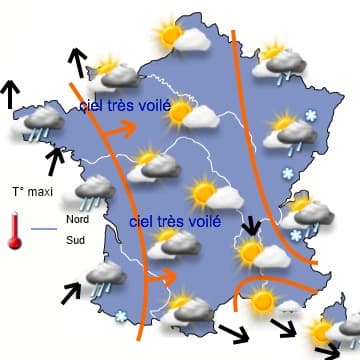Lente remontée des températures en fin de semaine