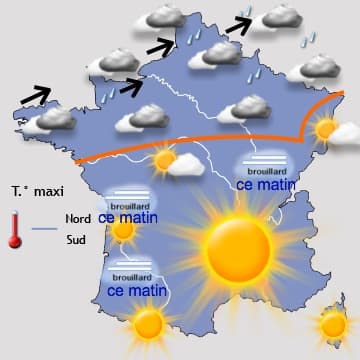 Retour de la pluie entre le 24 décembre et Noël
