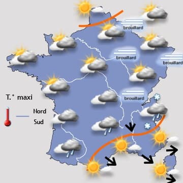 Début de semaine calme, puis plus agité à partir de jeudi