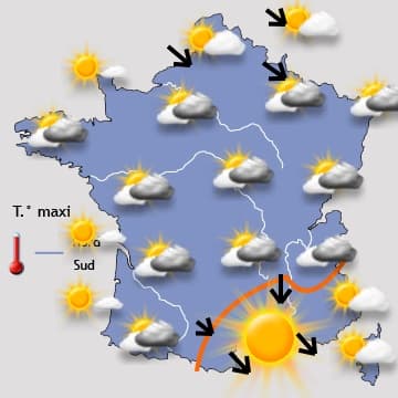Retour progressif de la pluie par les régions du Nord-ouest
