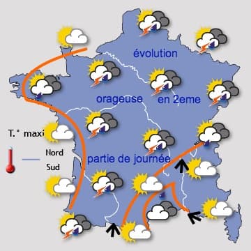 Temps mitigé et surtout très changeant ! 