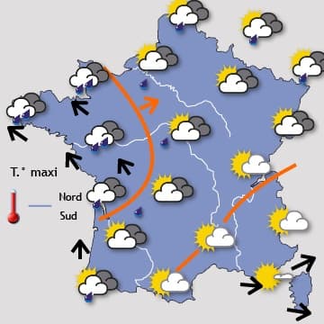 Week-end très frais au nord