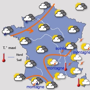 Pas de réelle embellie avant dimanche et lundi 