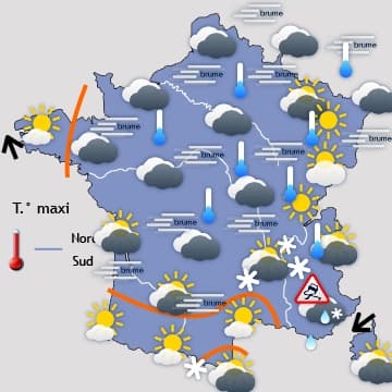 Fin proche de cette période froide et stable 