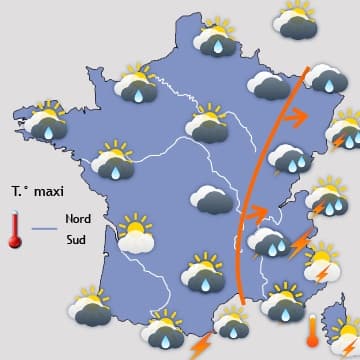 Place à un temps plus changeant et beaucoup moins chaud