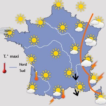 L'été se poursuit sur la moitié Sud 