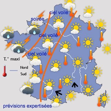 L'air venu du Sahara continue d'envahir la France ! 