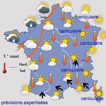 La chaleur va sérieusement s'accentuer à partir de mercredi 