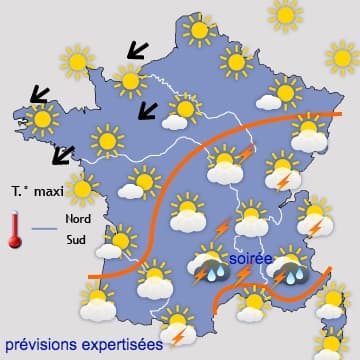 Plutôt estival jusqu'à la mi-juillet 
