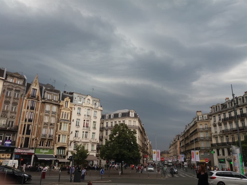 Orage à Lille